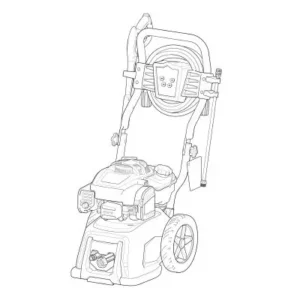 BRIGGS AND STRATTON Pressure Washer 020685-00 - Model Identification Image